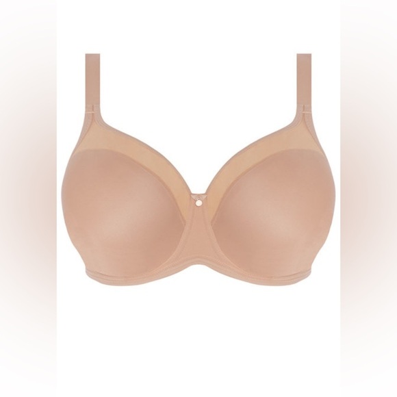 Elomi Smooth Underwire Supportive Bra Size 42H In Sahara EL 4301SAH Back Close - Picture 2 of 6
